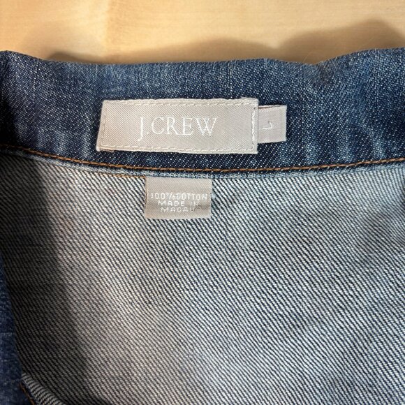 J. Crew Classic Denim Jacket 100% Cotton - Picture 5 of 7